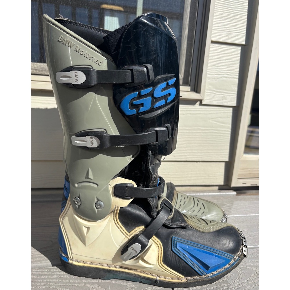 BMW Motorrad GS Motorcycle Riding Boots Men's EUR 47 Motocross Protective